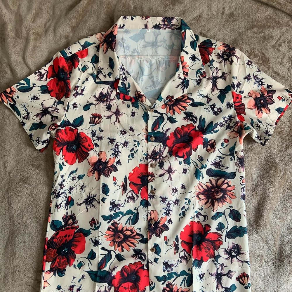 Floral Button Down